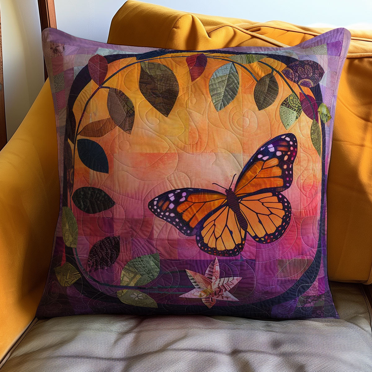 Butterfly WJ1207024CL Quilt Pillow Case