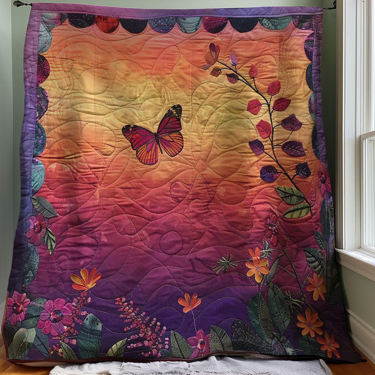 Butterfly WJ1307003CL Quilt