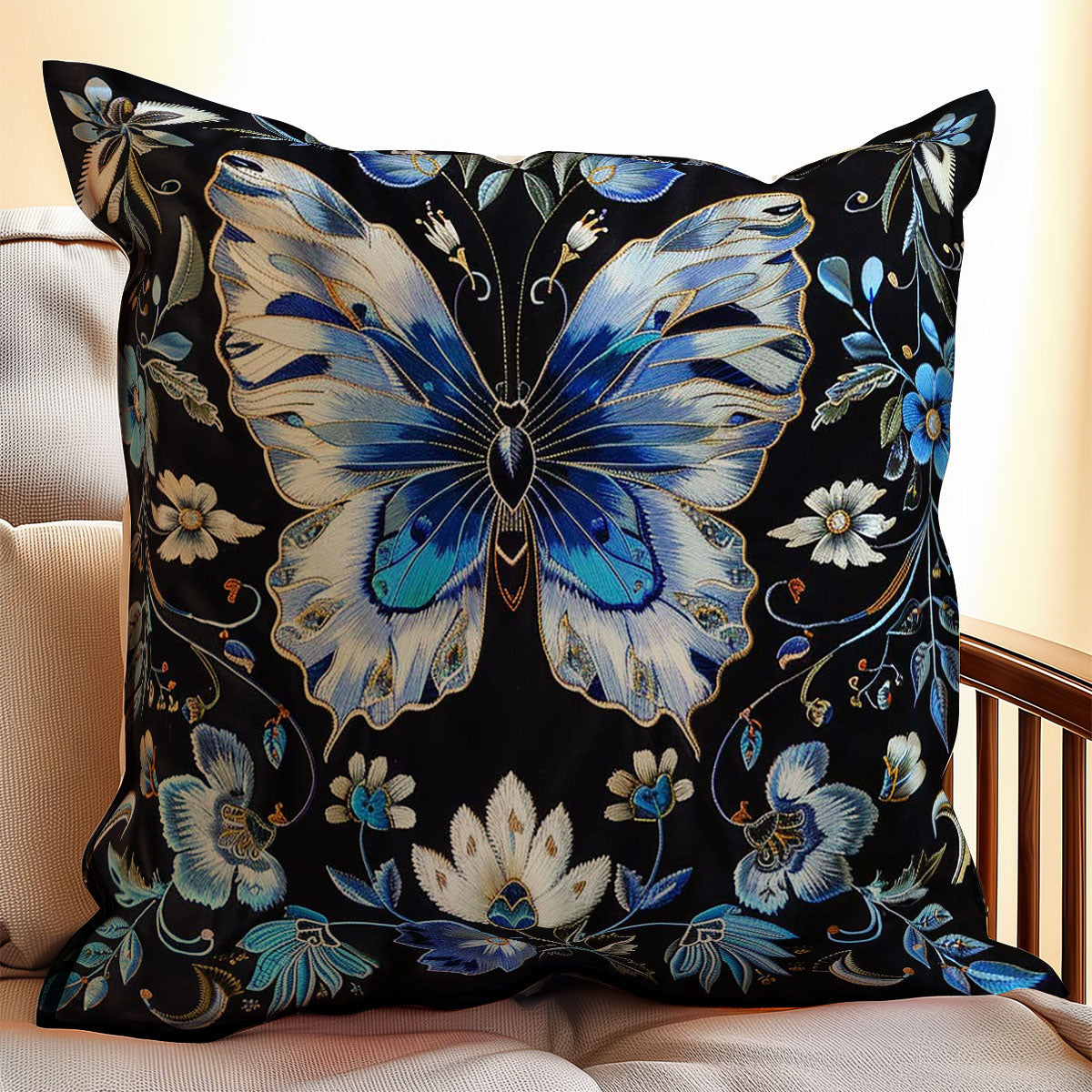 Butterfly WJ2007043CL Quilt Pillow Case