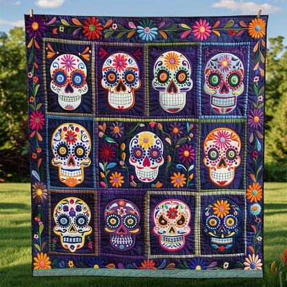 Calavera Sugar Skulls WJ1409003CL Quilt