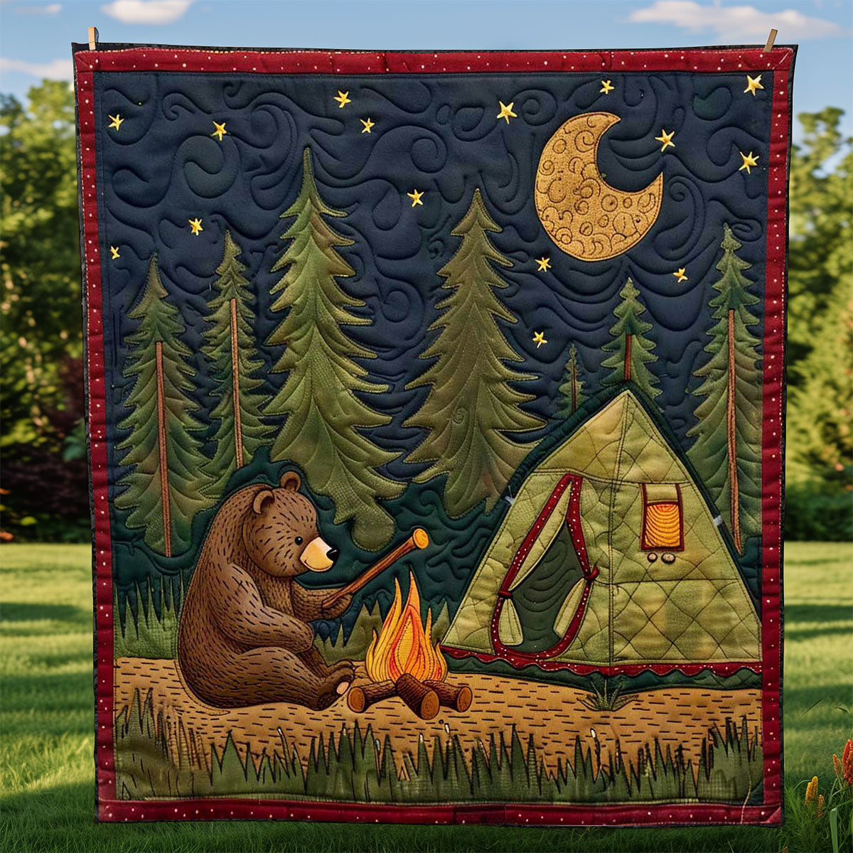 Camping Bear WJ2408002CL Quilt