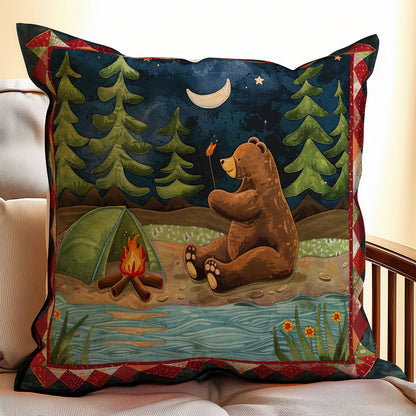 Camping Bear WJ2408032CL Quilt Pillow Case