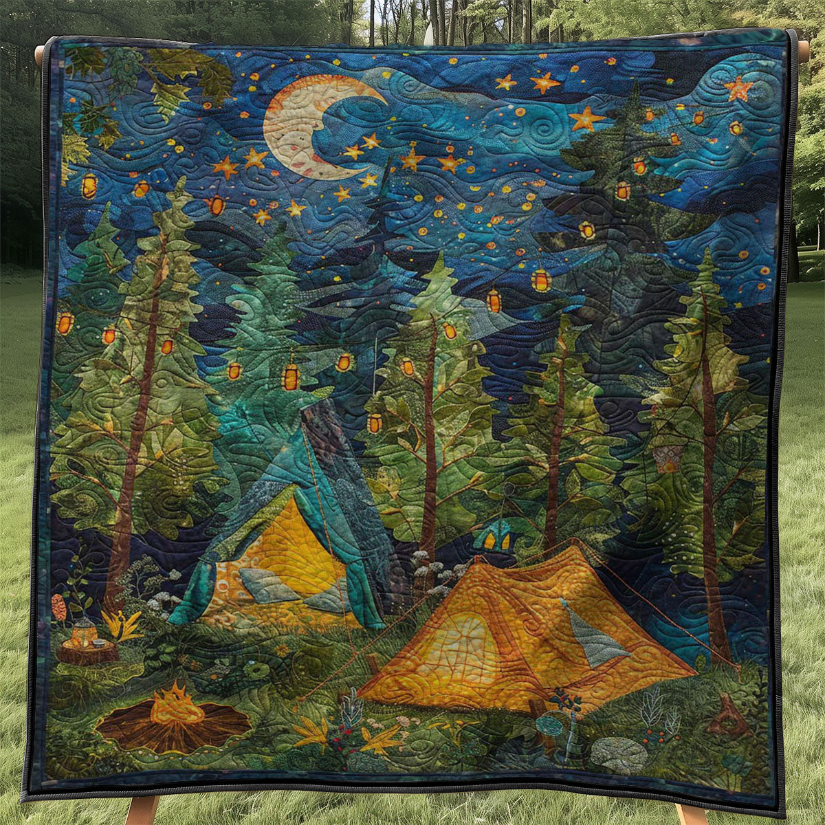 Camping Night WJ3107001CL Quilt