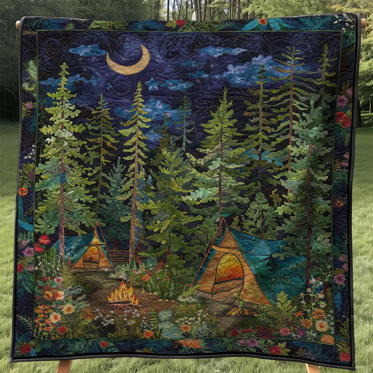 Camping Night WJ3107003CL Quilt