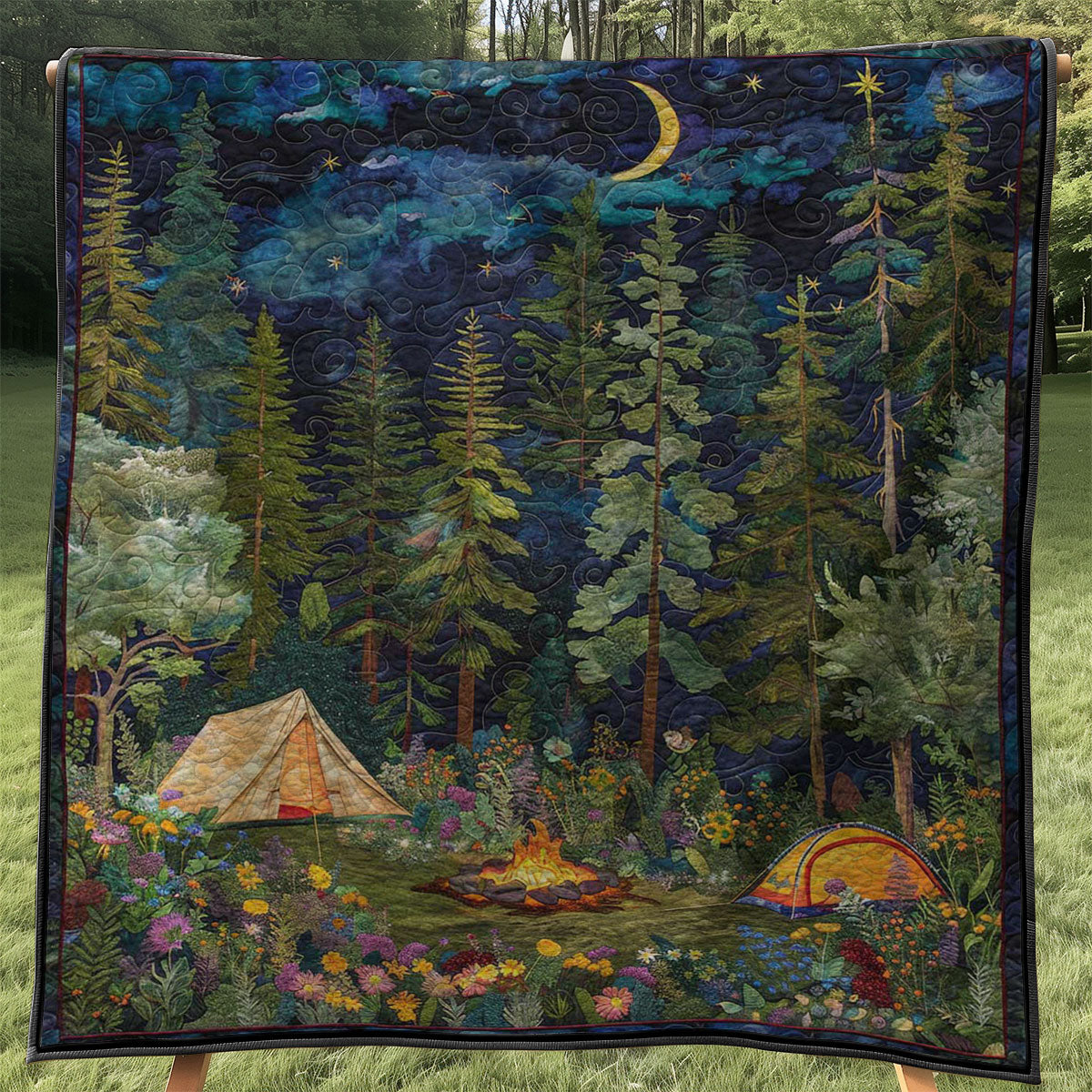 Camping Night WJ3107005CL Quilt