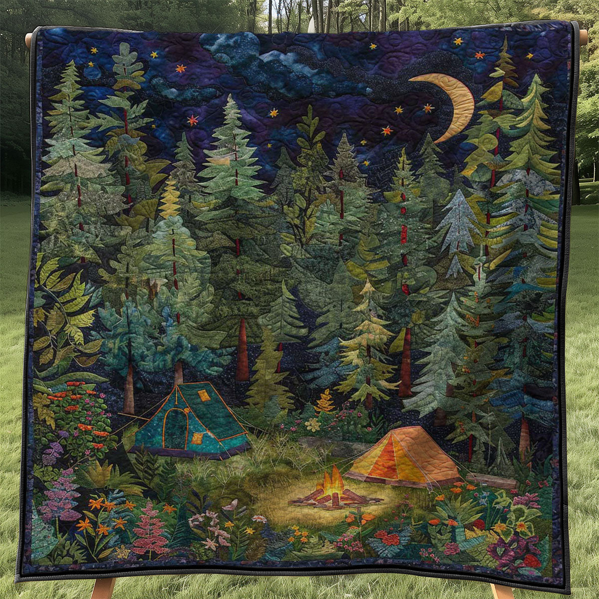 Camping Night WJ3107006CL Quilt