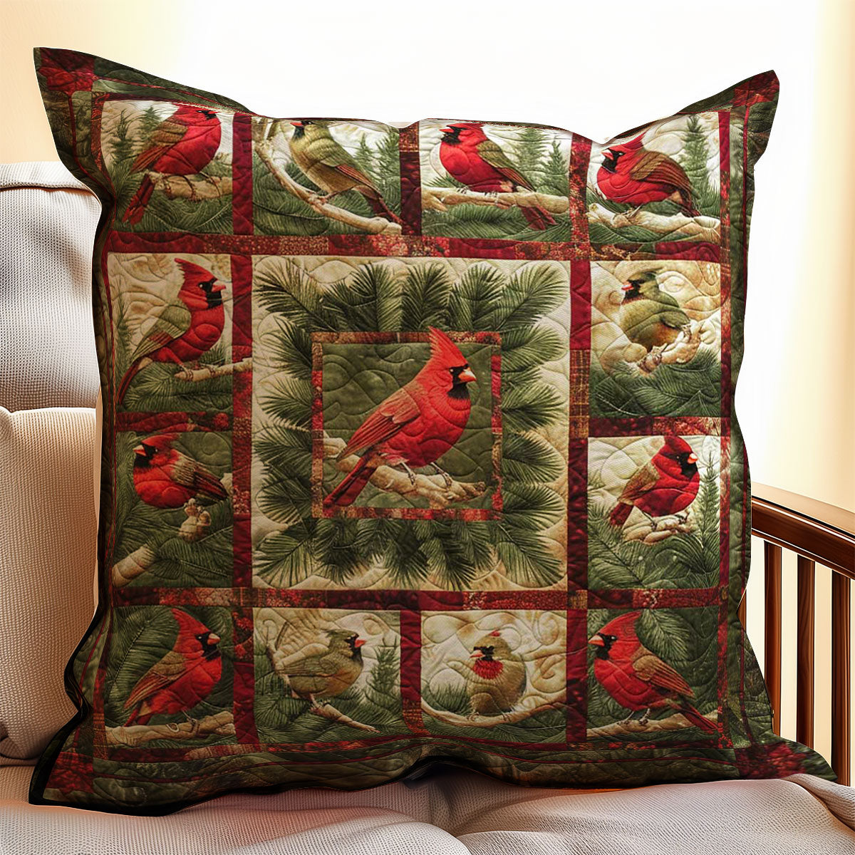 Cardinal WJ0208043CL Quilt Pillow Case