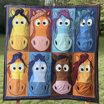 Cartoon Horse WJ1608002CL Quilt