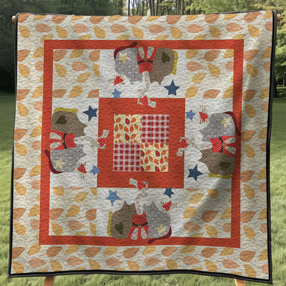 Cat Family WJ0208010WK Quilt