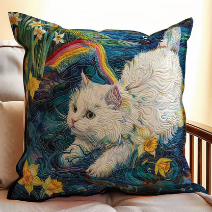 Cat Playing In The Water WJ2708035CL Quilt Pillow Case