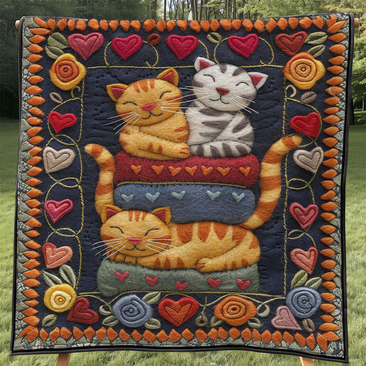 Cats WJ1008013CL Quilt