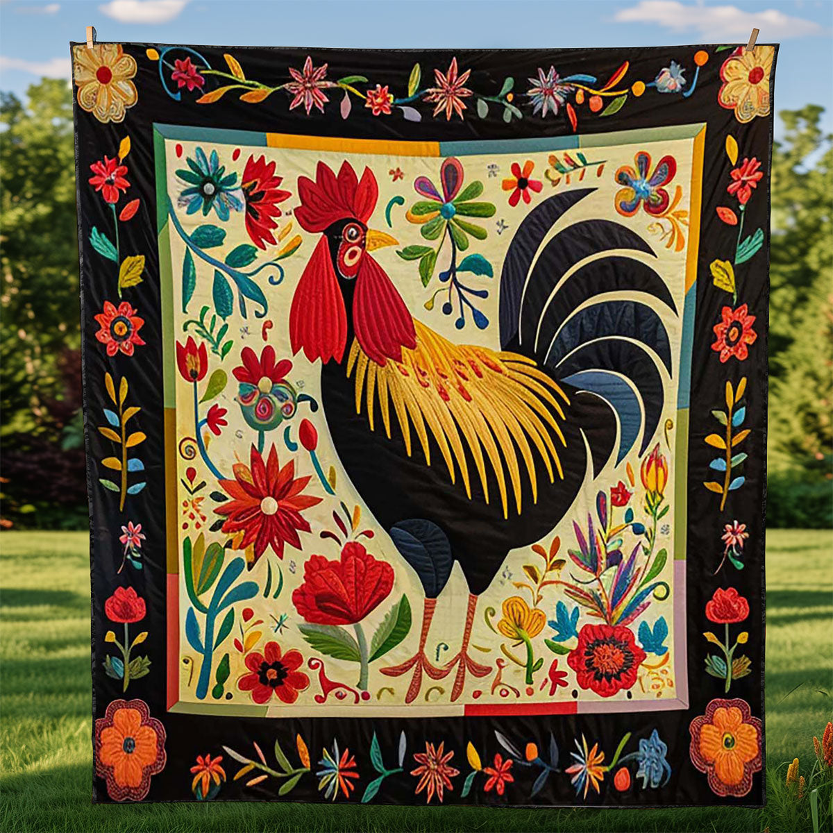 Chicken WJ2008005CL Quilt