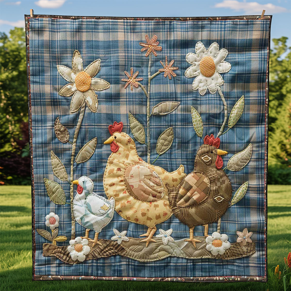 Chicken WJ2108005CL Quilt