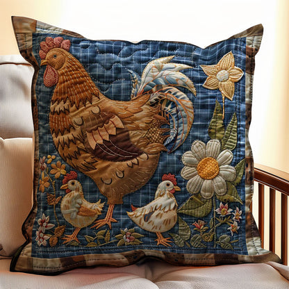 Chicken WJ2108028CL Quilt Pillow Case