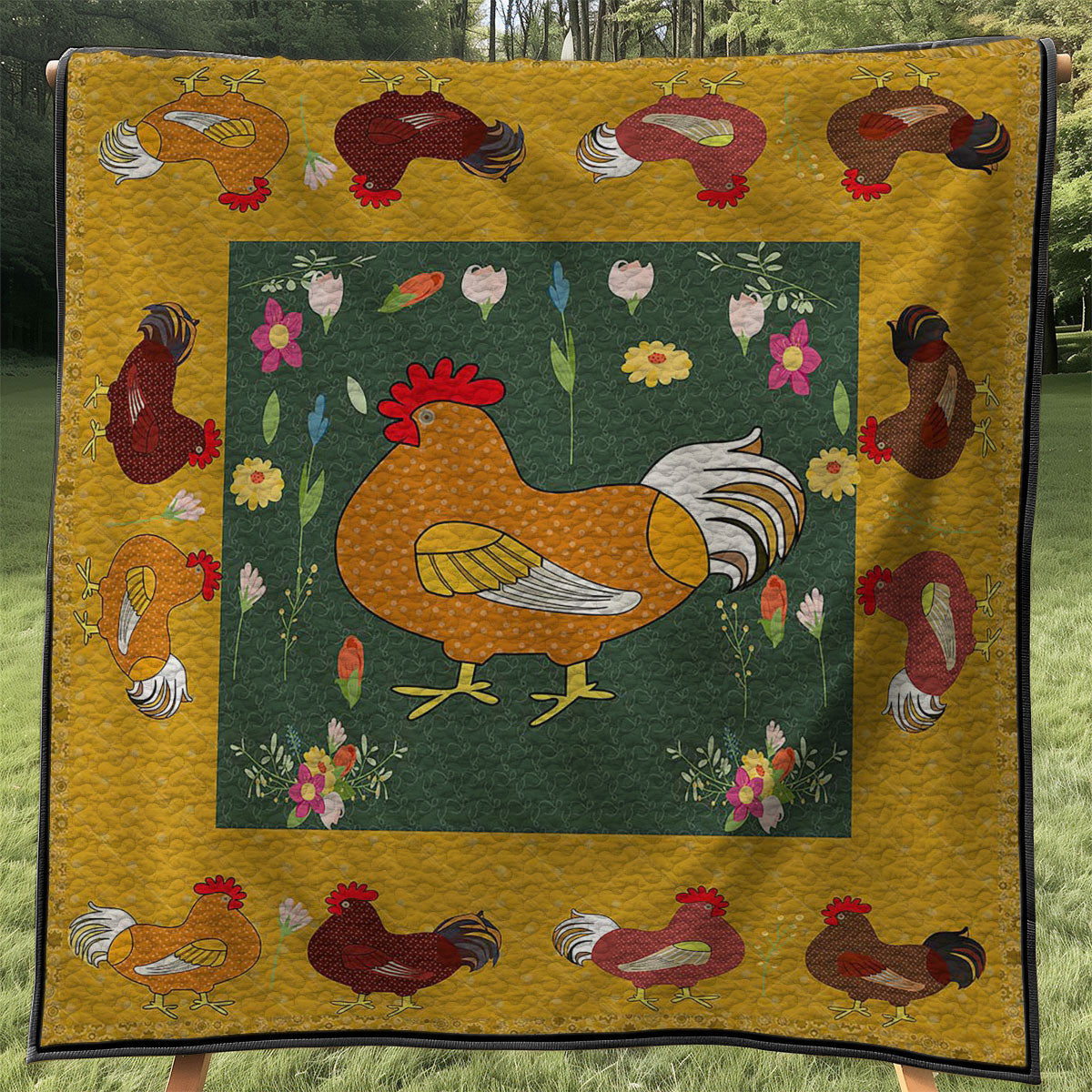 Chicken WJ0308017WL Quilt