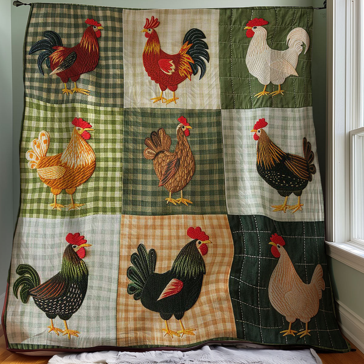 Chicken WJ0407009CL Quilt