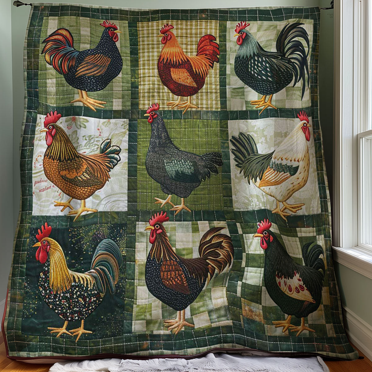 Chicken WJ0607008CL Quilt