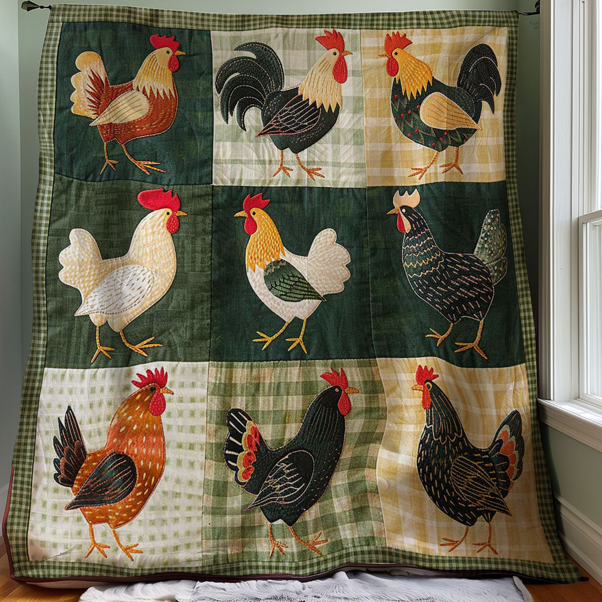 Chicken WJ0607013CL Quilt