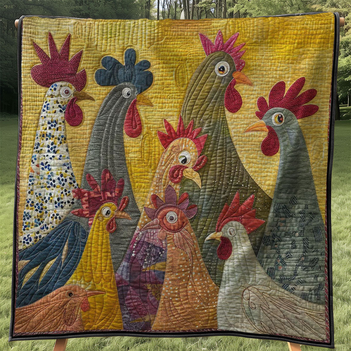 Chicken WJ0708008CL Quilt