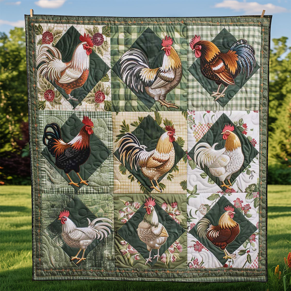 Chicken WJ0909006CL Quilt