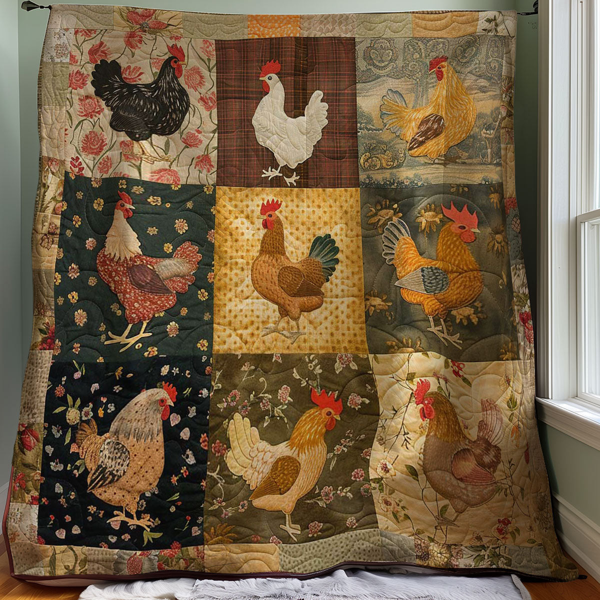 Chicken WJ1807007CL Quilt