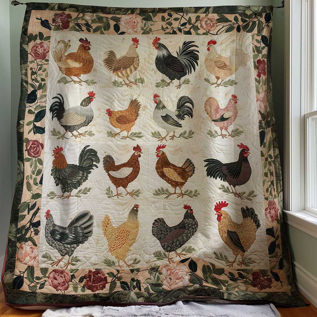 Chicken WJ1907014CL Quilt