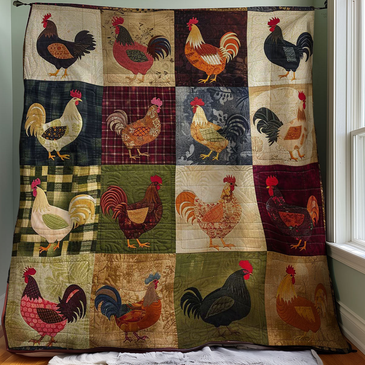 Chicken WJ2007007CL Quilt