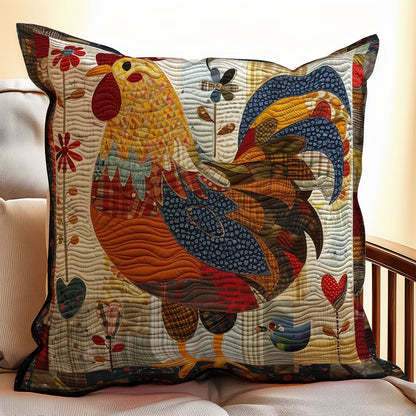 Chicken WJ2307041CL Quilt Pillow Case