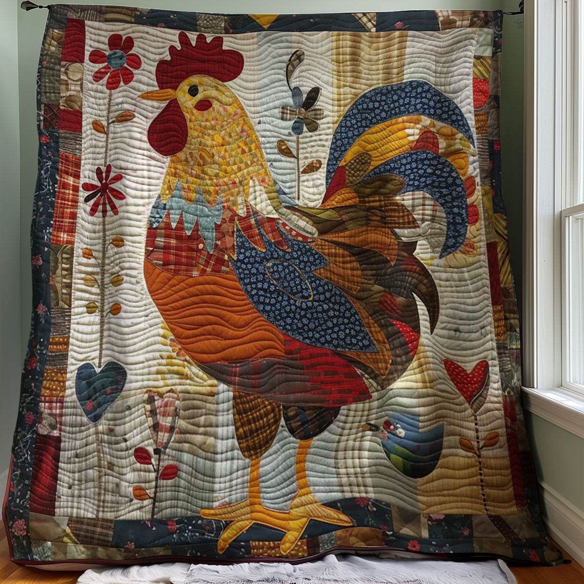 Chicken WJ237009CL Quilt