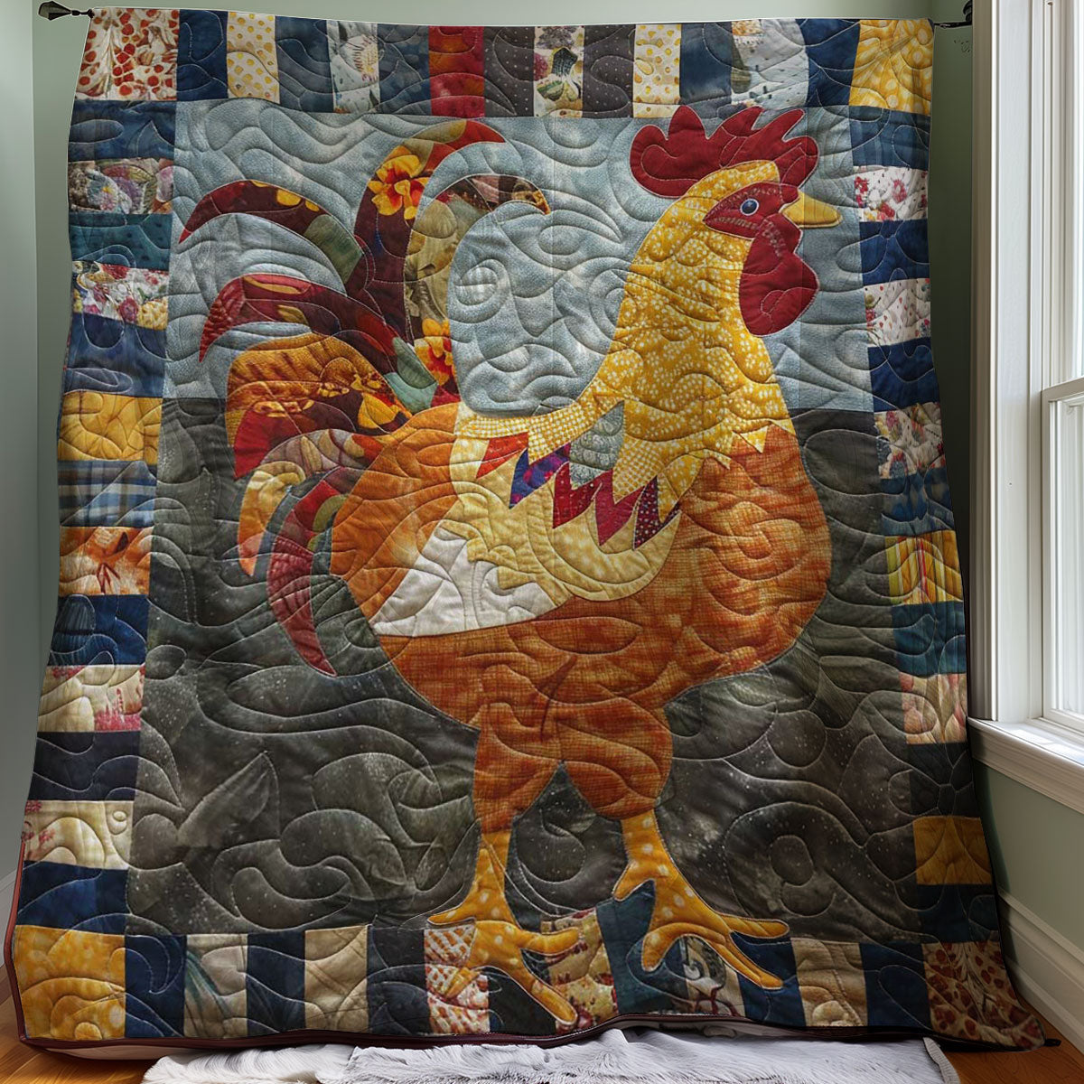 Chicken WJ2407011CL Quilt