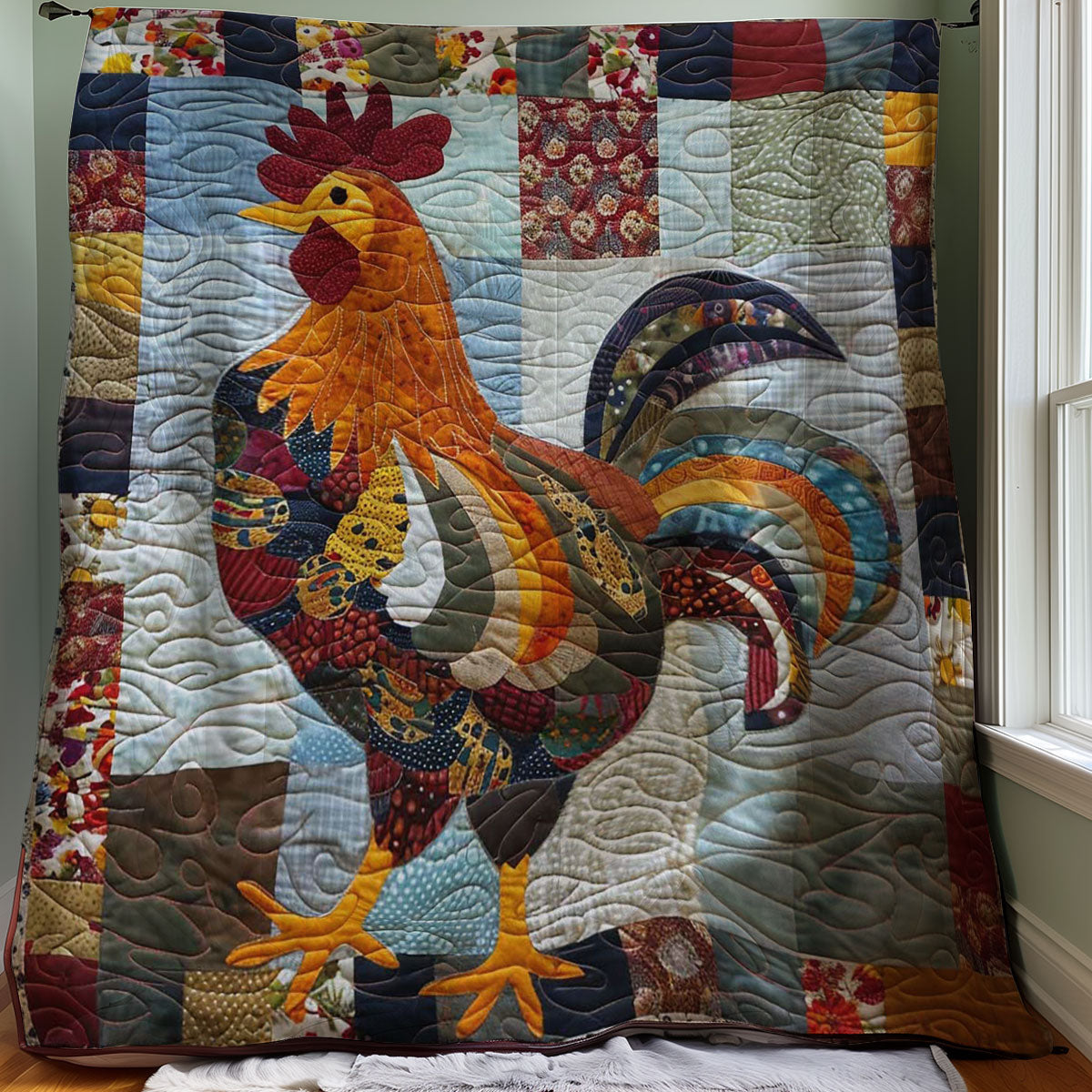 Chicken WJ2407013CL Quilt