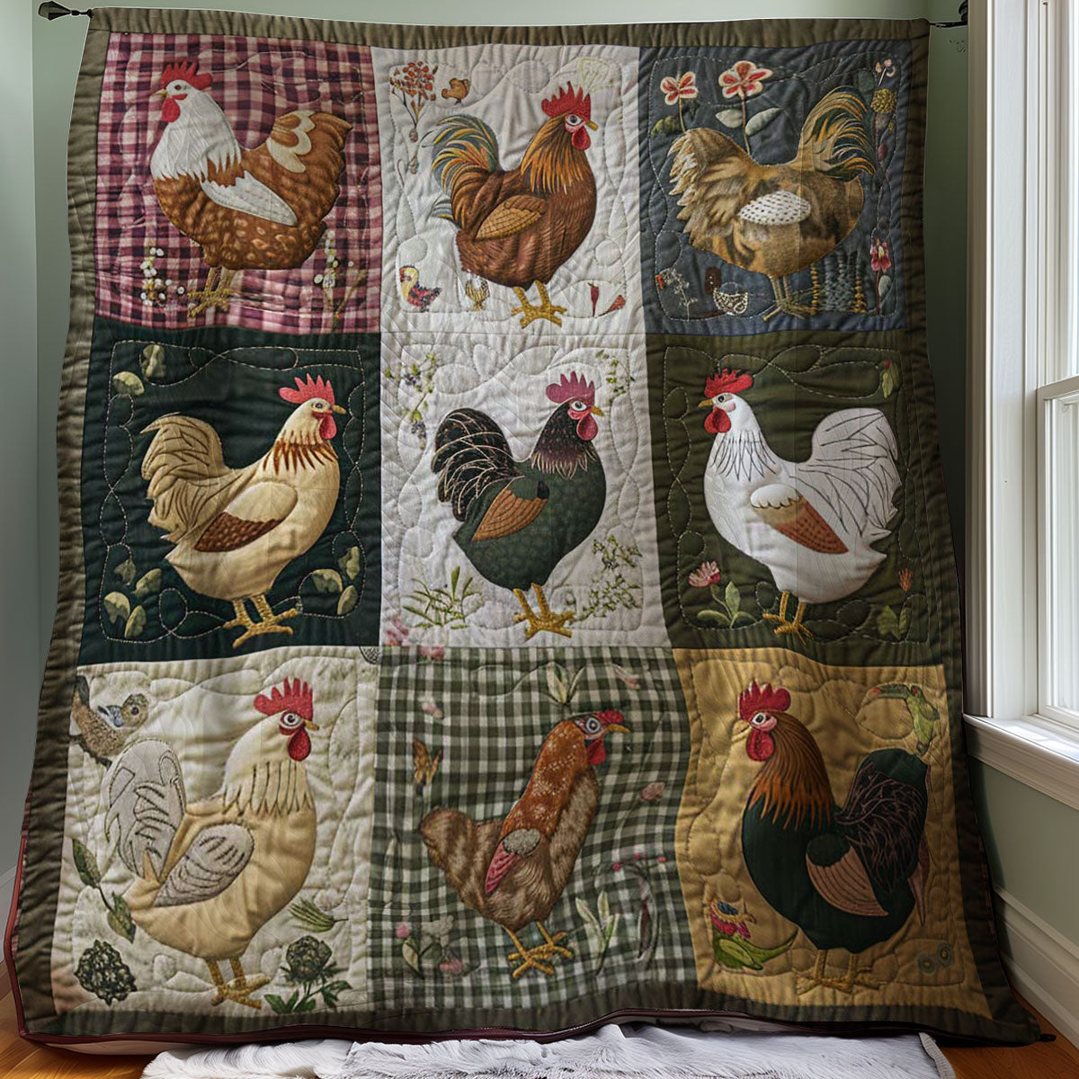 Chicken WJ2407014CL Quilt