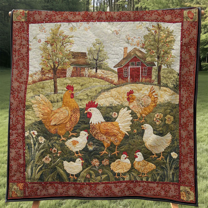 Chicken Yard WJ0808009CL Quilt