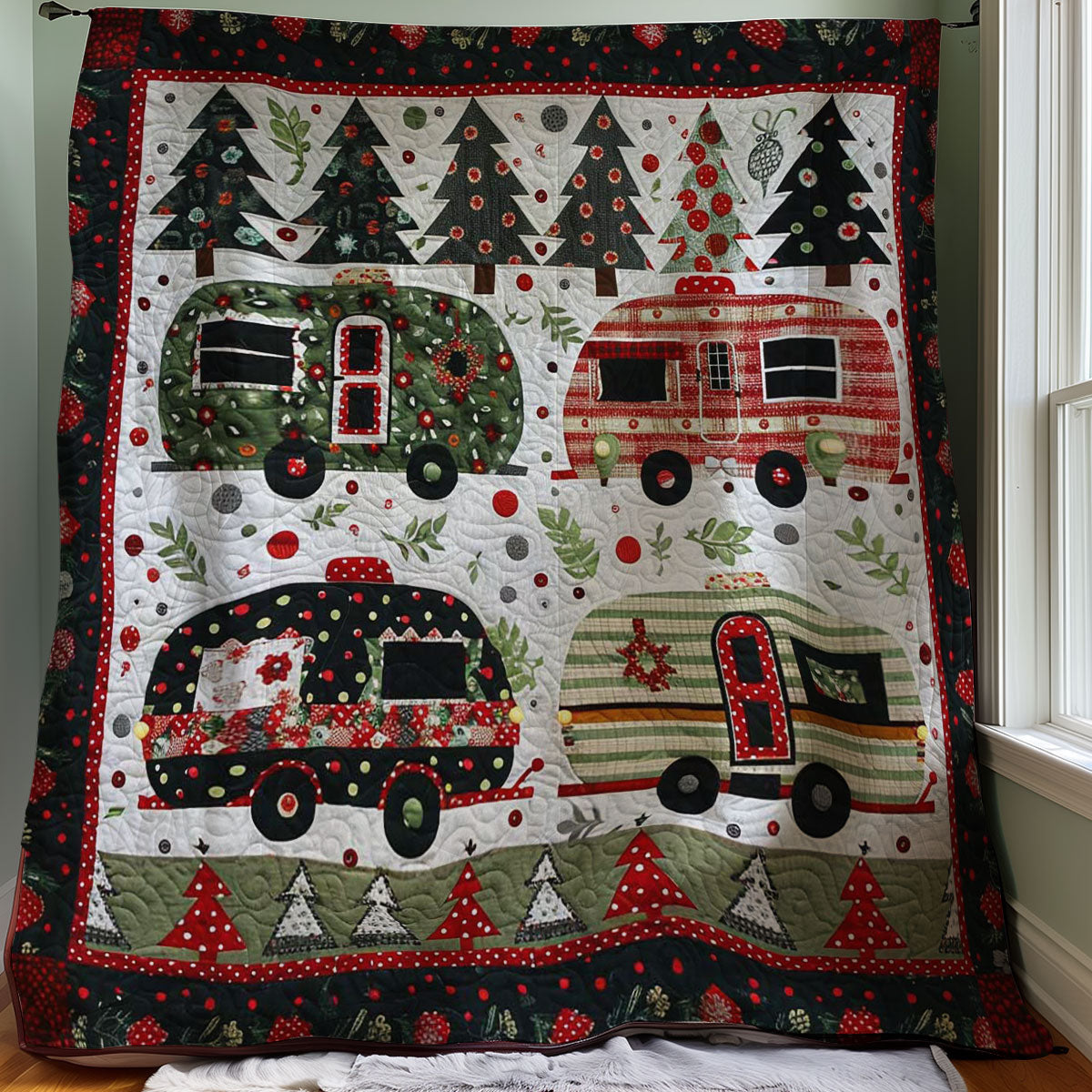 Christmas Camper Van WJ2906009CL Quilt