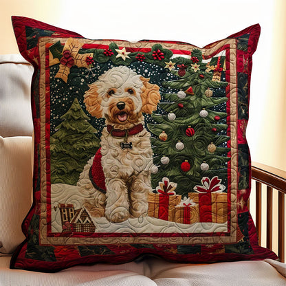 Christmas Dog WJ2708037CL Quilt Pillow Case