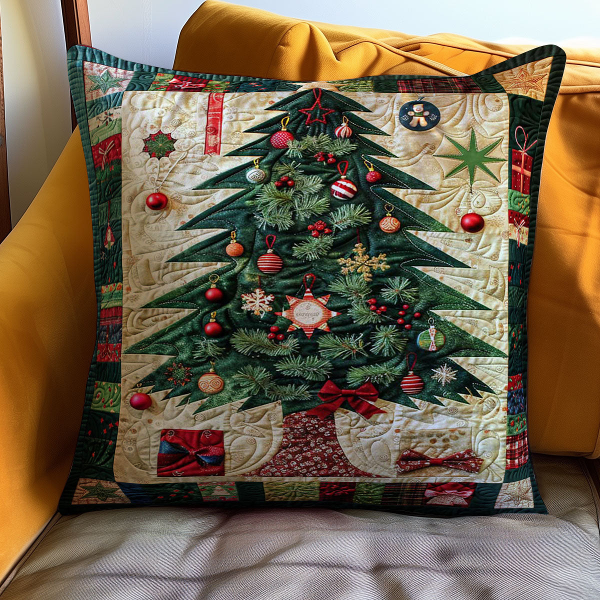 Christmas Tree WJ3008032CL Quilt Pillow Case