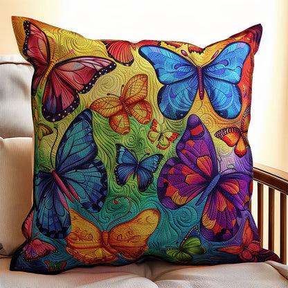 Colorful Butterflies WJ2608030CL Quilt Pillow Case