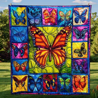 Colorful Butterflies WJ2708010CL Quilt