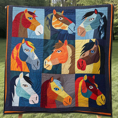 Colorful Horse WJ1608007CL Quilt