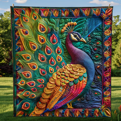 Colorful Peacock WJ2608008CL Quilt