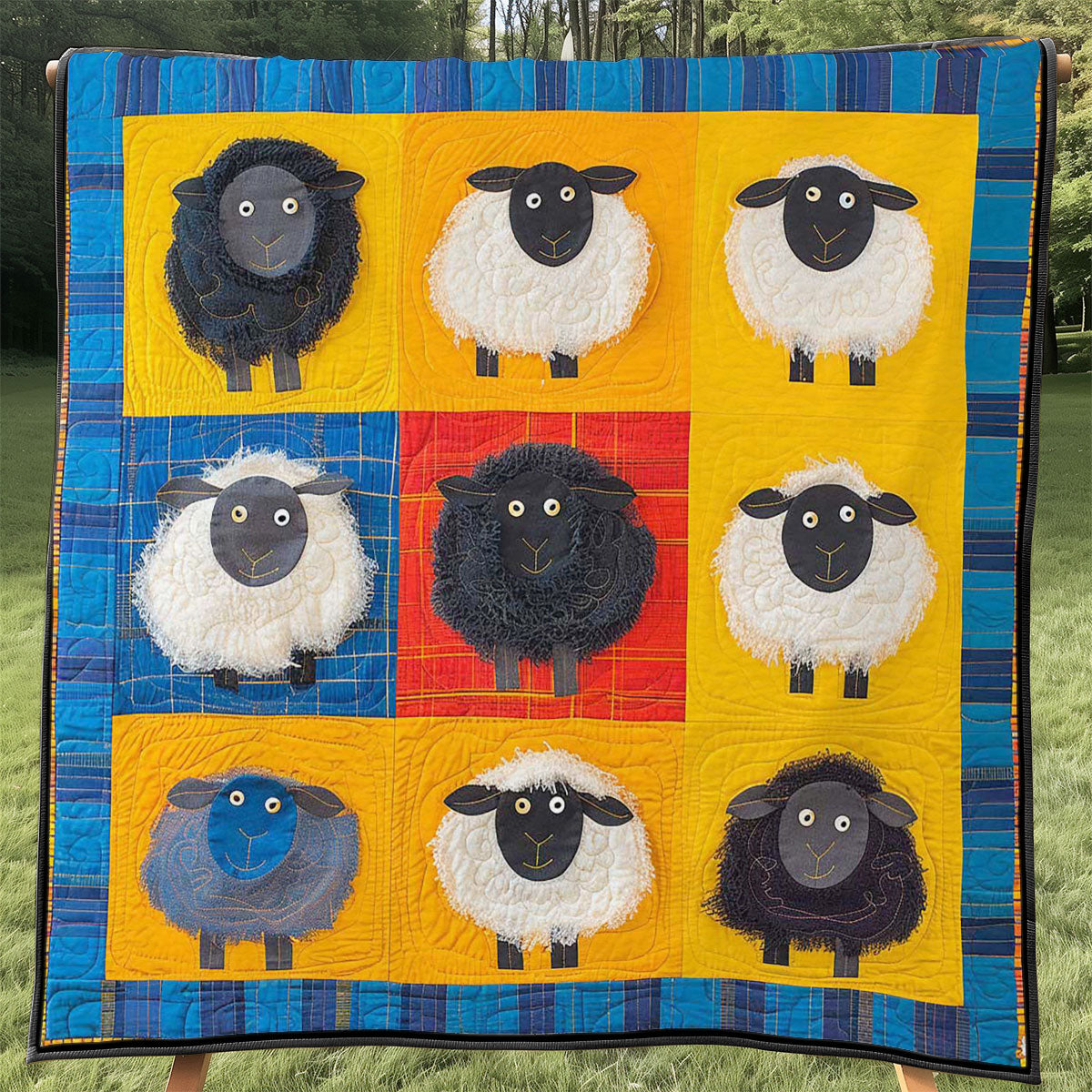 Colorful Sheep WJ1608008CL Quilt