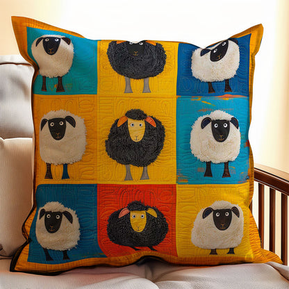 Colorful Sheep WJ1608036CL Quilt Pillow Case