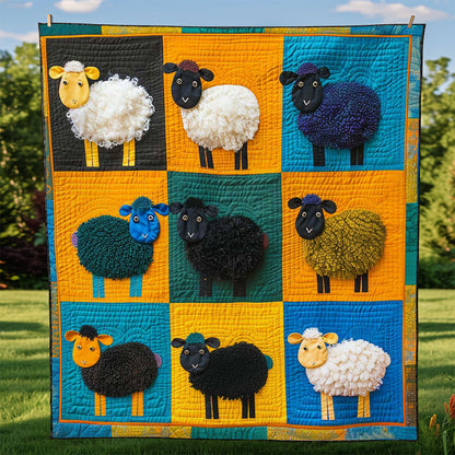 Colorful Sheep WJ2408009CL Quilt