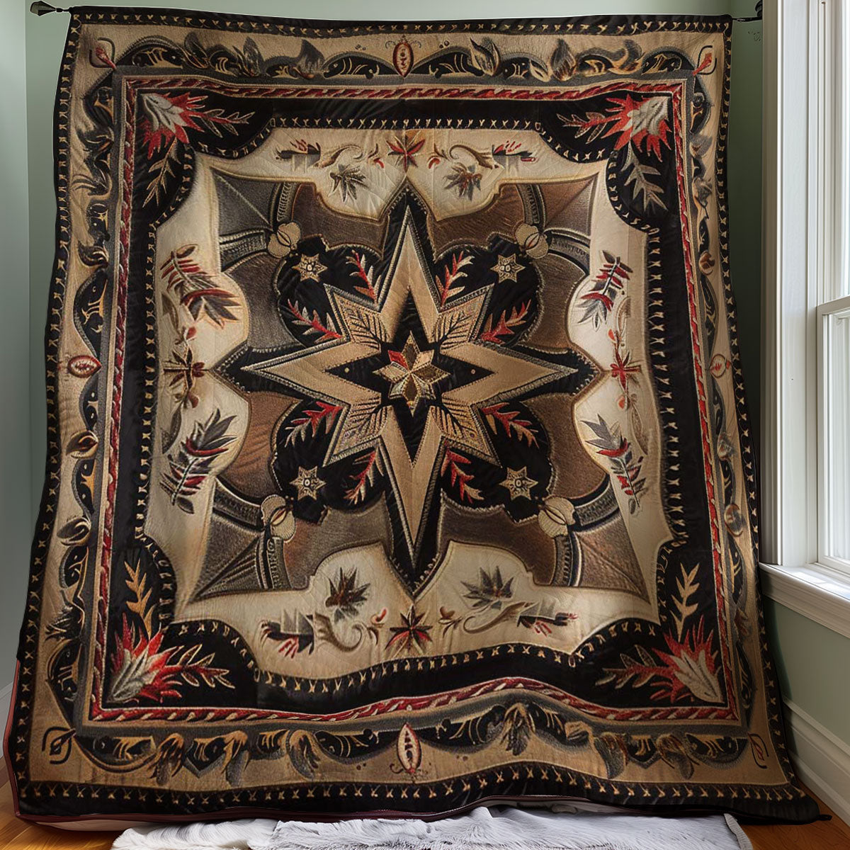 Cowboy Inspired Star WJ1007006CL Quilt