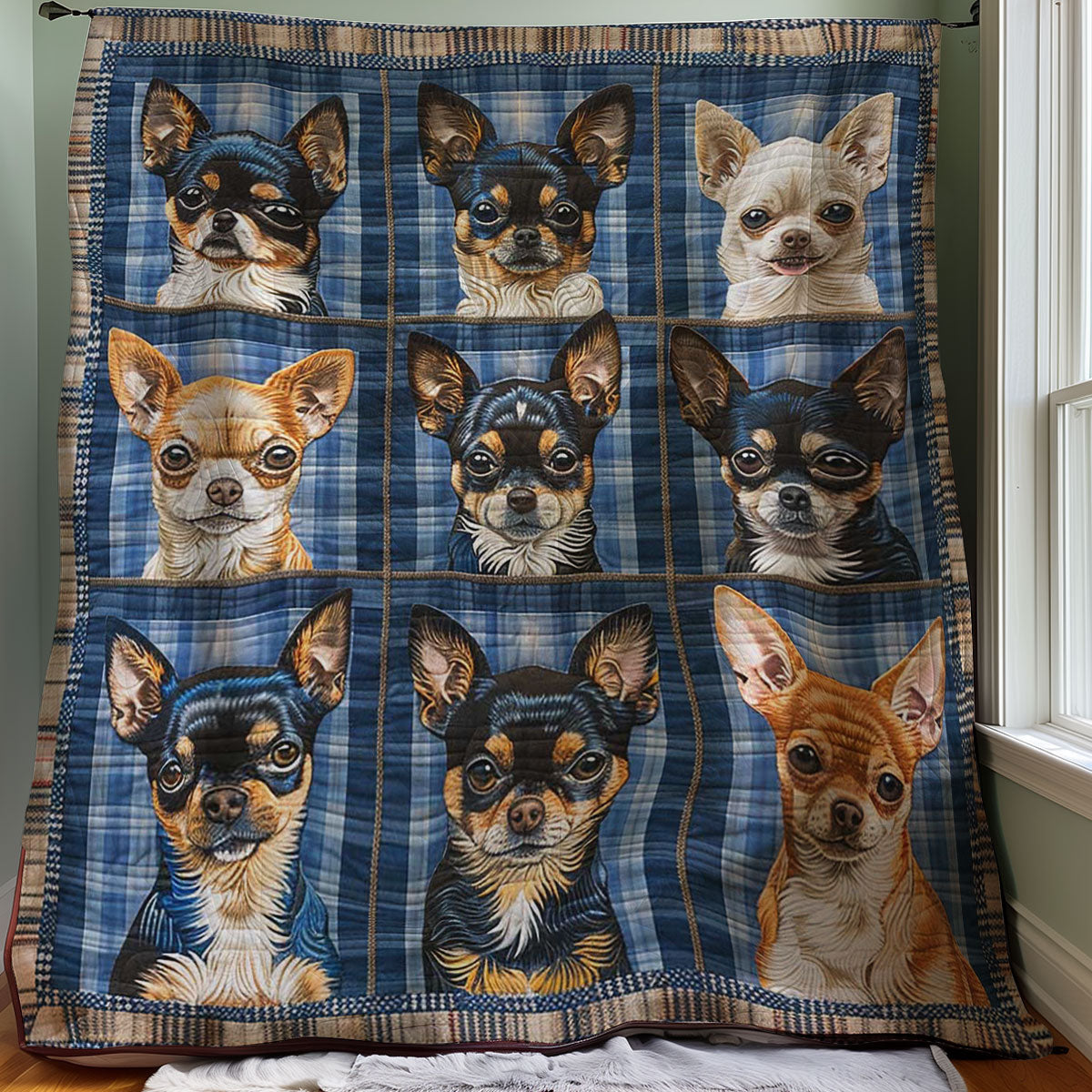 Cute Chihuahua WJ2307014CL Quilt