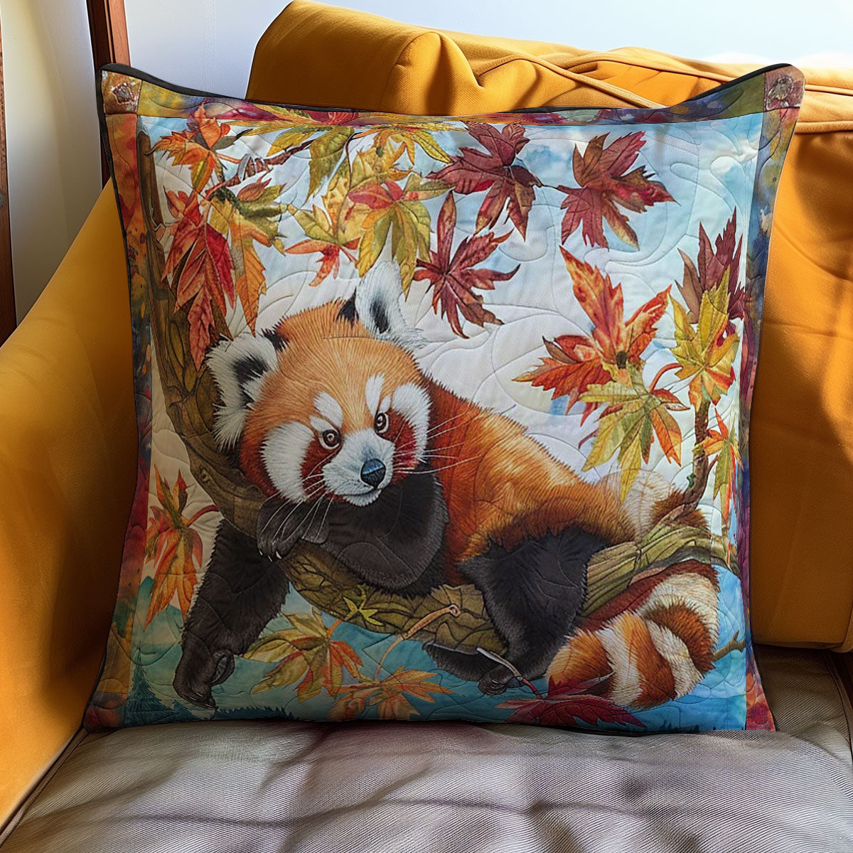 Cute Red Panda WJ0609033CL Quilt Pillow Case