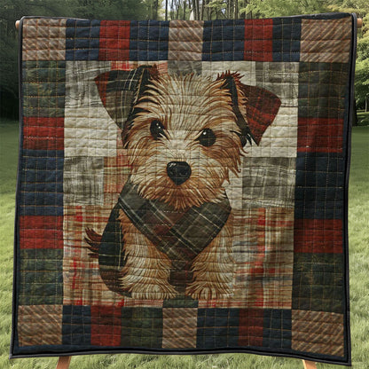 Cute Terrier Dog WJ0208012CL Quilt