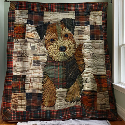 Cute Terrier Dog WJ2907014CL Quilt