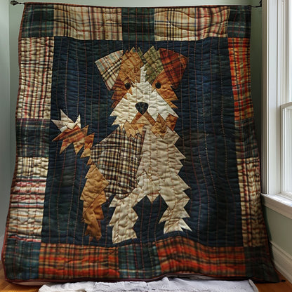 Cute Terrier Dog WJ2907016CL Quilt