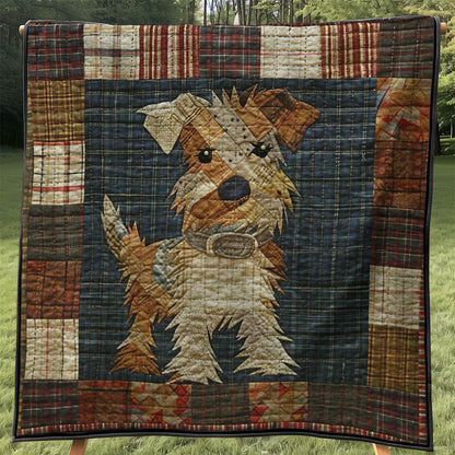 Cute Terrier Dog WJ3107017CL Quilt